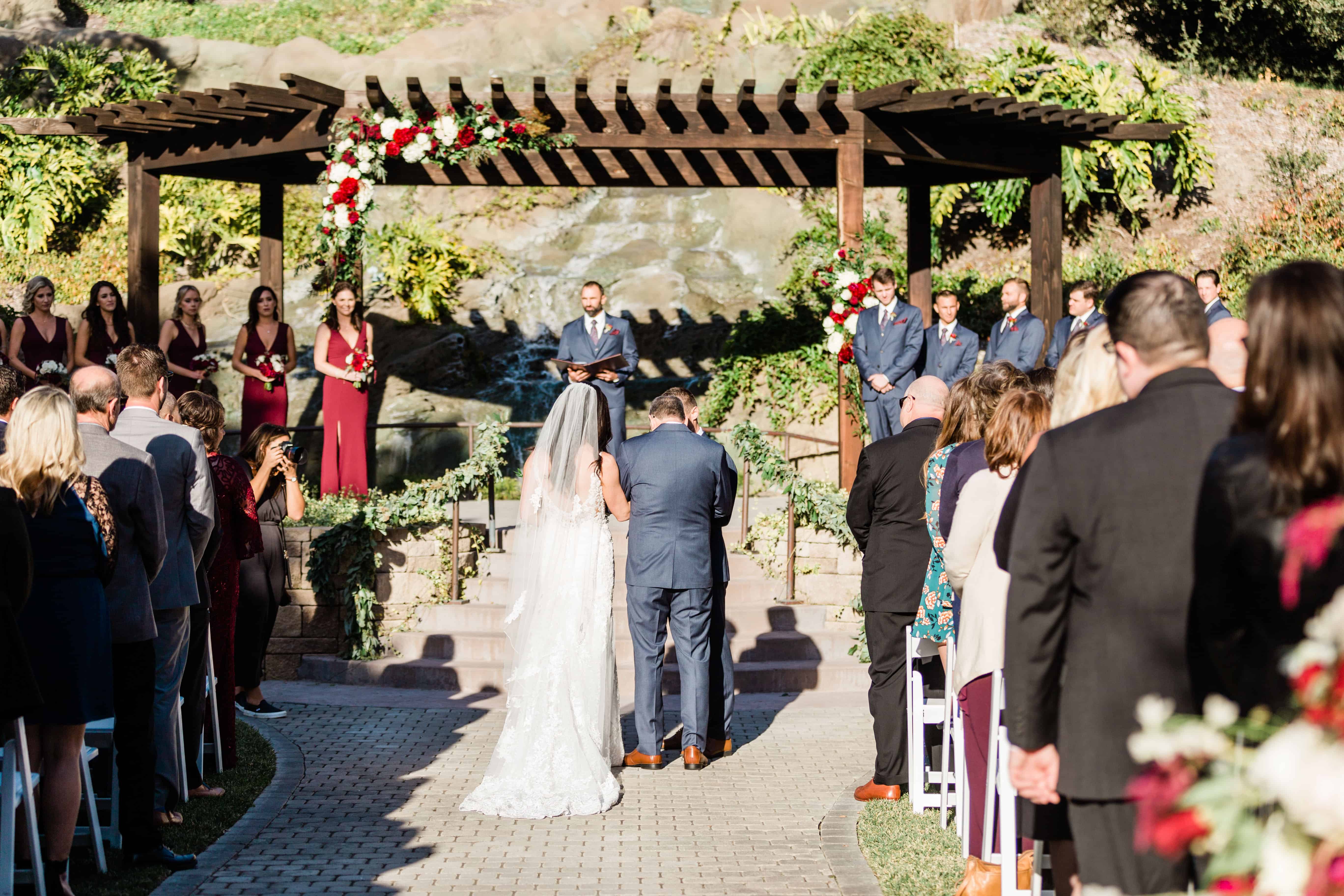 Intimate couple Wedding at Villa loriana